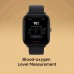 Amazfit Bip U Pro Smart Watch with Alexa Built-in for Men Women, GPS Fitness Tracker with 60+ Sport Modes, Blood Oxygen Heart Rate Sleep Monitor, 5 ATM Waterproof, for iPhone Android Phone (Black)